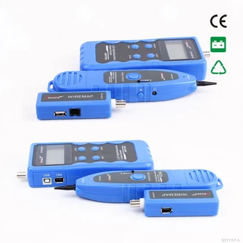 New NF-838Blue RJ45 BNC USB 1394 RJ11 Telephone Wire Tracker Line Finder Short circuit line cable Network Cable Finder