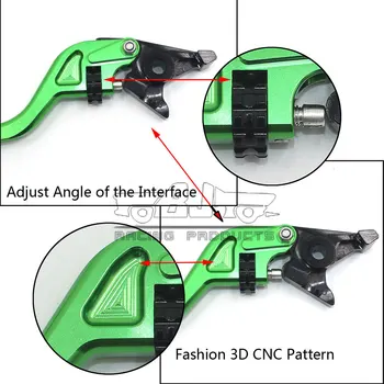 Motorcycle 2016 New Design Thumb Wheel Roller Adjuster CNC Short Brake Clutch Levers For Honda CB600F CBR600F CBF600/SA Brakes