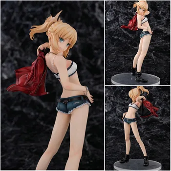 Anime Fate stay Night Red Saber Mordred PVC Action Figure Collectible Model Japanese Toy