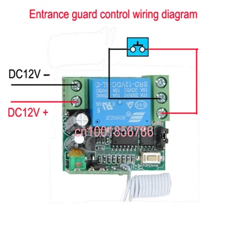 12V 1ch wireless remote control switch system 4 transmitter & 4 receiver relay smart house z-wave