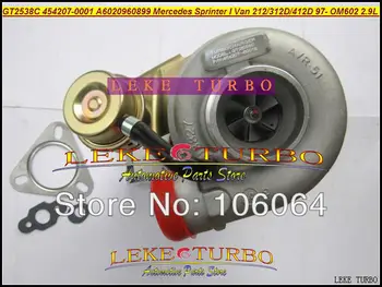 Turbo Repair Kit rebuild GT2538C 454207-5001S 454207 Turbocharger For Mercedes PKW Sprinter 212D 312D 412D 310D 410D OM602 2.9L