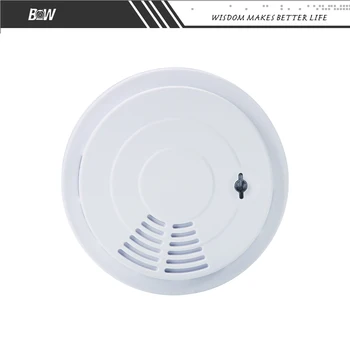 BW Wireless WiFi Smoke Detector Home Security Fire Alarm System Accessory Siren for Surveillance IP Camera CCTV