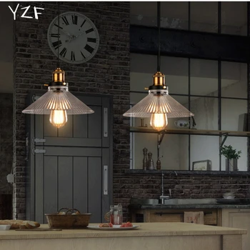YZF New E27 Vintage Industrial parlor Dining Room Restaurant Simplicity AC110-220V Chinese Iron pendant light