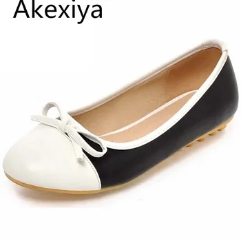 Akexiya 2017 New Design Fashion Lady Female Women Flat Shoes women's Flats Shoes Woman Spring Summer women's Shoes #Y0952108F