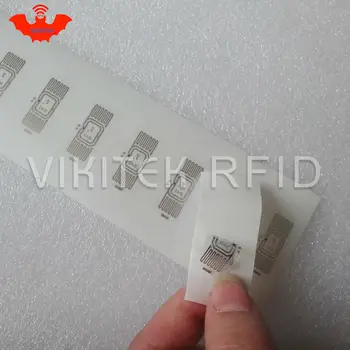 RFID tag UHF sticker Impinj B42 wet inlay 915mhz868mhz 860-960MHZ Higgs3 EPC 6C 50pcs adhesive passive RFID label