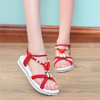 2017 Women's Summer Sandals Shoes Peep-toe Low Shoes Roman Sandals Ladies Flip Flops gift wholesale