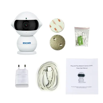 ESCAM Elf QF200 P2P Mini Household Wifi IP Camera HD 960P 1.3MP Onvif indoor Night Vision Security CCTV Cameras