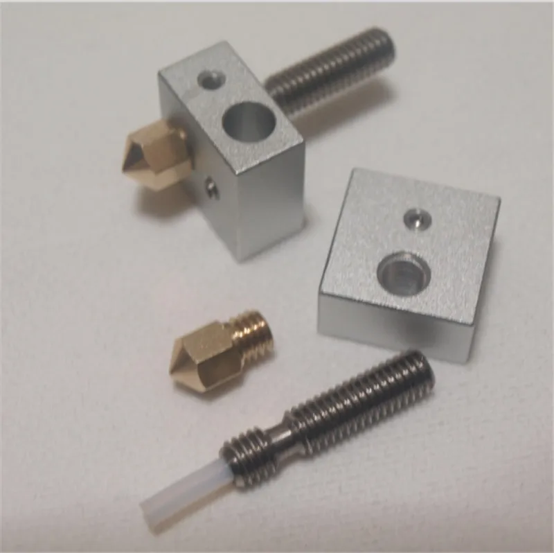 Horizon Elephant  3D printer spare parts MK9 hotend kit 0.4mm MK9 nozzle PTFE throat tube insulastion tape heater block