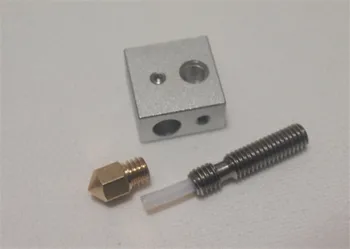 Horizon Elephant  3D printer spare parts MK9 hotend kit 0.4mm MK9 nozzle PTFE throat tube insulastion tape heater block