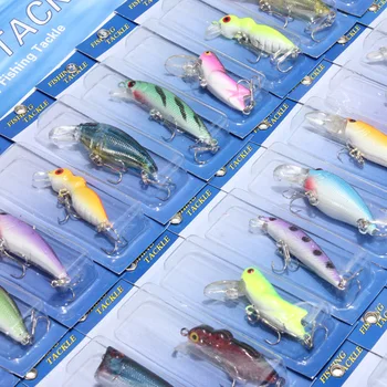 Good deal 30 Pcs Metal Fishing Lure Minnow Pike Salmon Baits Bass Trout Fish Hooks