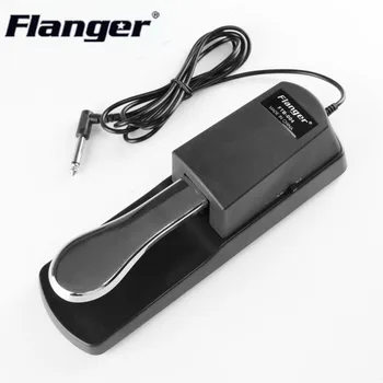 FLANGER FTB-004 Portable Size Metal Alloy Piano Keyboard Sustain Pedal Electric Musical Instruments Pedal Sustain drop shipping