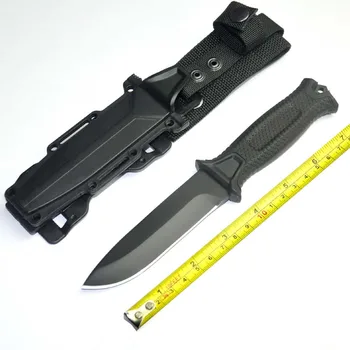Newest Fixed Blade Knife 12C27 Steel Blade With K Sheath Hunting Knives Rescue Outdoor tool EDC Pocket Knife with Sheath F