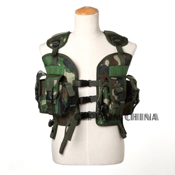 Navy Seals water bag tactical vest - Black tan green