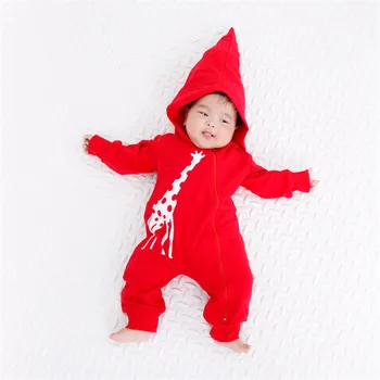 Cartoon Cotton for Newborn Baby Boy and Girl Clothes Animal Overall Menina Baby Costume Warm Longsleeve Baby Rompers Baby Romper