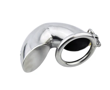 Top quality stainless steel super big Male chastity Device Finished Restraint male chastity belt cock cage cock rings sex toys