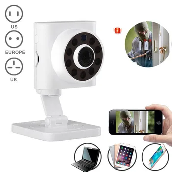 QF601 HD Mini Wifi IP Camera Wireless 720P TF SD Card P2P Baby Monitor CCTV Security Camera Home Protection Night Vision LCC