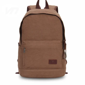 2016 Men Canvas Backpacks College Student School Backpack Male Bags For Teenagers Vintage Mochila Casual Rucksack Travel Daypack