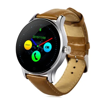 K88H Smart Watch 1.22 Inch IPS Round Screen Support Heart Rate Monitor Bluetooth smartWatch For apple huawei IOS /Android