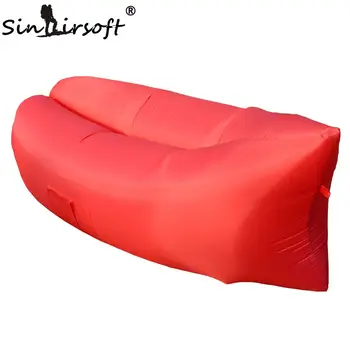 SINAIRSOFT Outdoor portable inflatable air sofa sleep bed cushion tourism beach fast inflatable lazy bag lounger air bag sofa