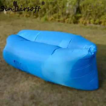 SINAIRSOFT Outdoor portable inflatable air sofa sleep bed cushion tourism beach fast inflatable lazy bag lounger air bag sofa