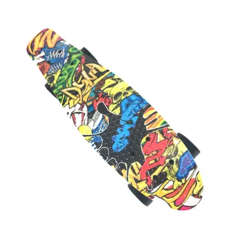 22 inch Long Board Graffiti Retro Skateboard Mini Cruiser Outdoor Sports For Adult or Children