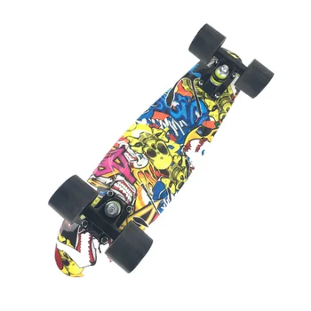 22 inch Long Board Graffiti Retro Skateboard Mini Cruiser Outdoor Sports For Adult or Children