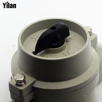 SW upgrade aluminum alloy explosion-proof switch box 10A220V380V control button dust explosion-proof lighting switch