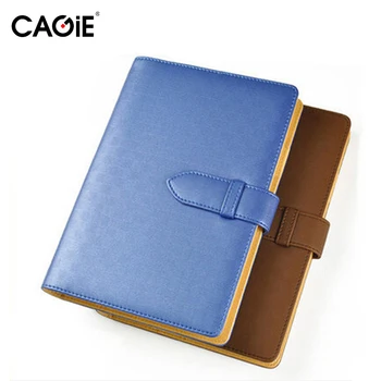 CAGIE A5 Fashion Spiral Pu Leather Notebook Candy Colors Women Personal Diary Planner Agenda Filofax Sketchbook Travel Journal
