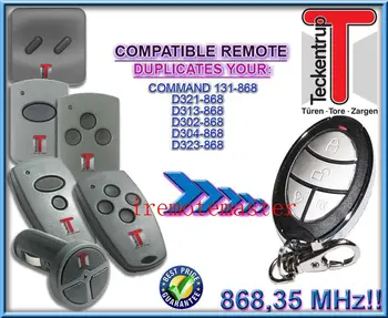 Teckentrup D321-868,D313-868,D302-868,D304-868,D323-868,COMMAND 131-868 remote control replacement