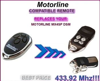 Motorline MX4SP DSM compatible remote control, replacement 433,92Mhz