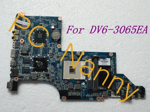 Motherboard For HP DV6-3065EA DV6-3000 Laptop 603643-001 DA0LX6MB6F2 HM55 5470/512mb s989
