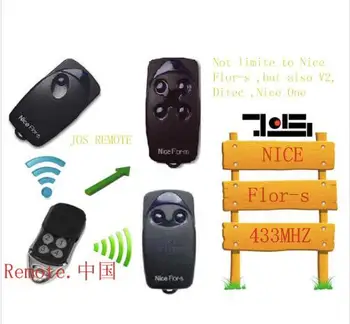 Hot items and favorable price! Nice FLOR-S replacement garage door remote control 433mhz rolling code