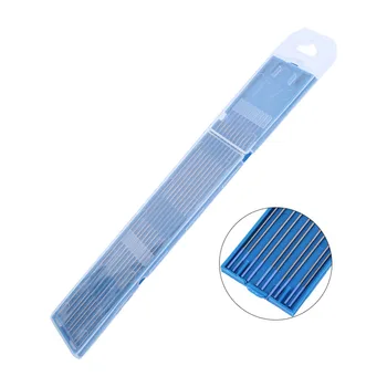 1 Box (10pcs) Tungsten Welding Electrodes Lanthanated Electrode Blue Tip for TIG 1.0*150mm