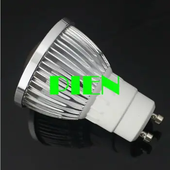 DHL + 50PCS GU10 5W 110V-240V COB LED Lamp Lights Warm White/ Cool LED COB Bulb by DHL