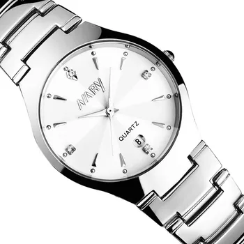 Kimisohand Fashion Watch 1PC Luxury Men Single Calendar Quartz Stainless Steel Date Wrist Watches Reloj Pulsera
