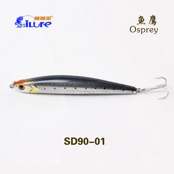 ILure 90mm 30g Pencil Fishing Lure From Top To Bottom Hard Lures Wobbler Swimbait New Pesca Likelife Artificial Bait