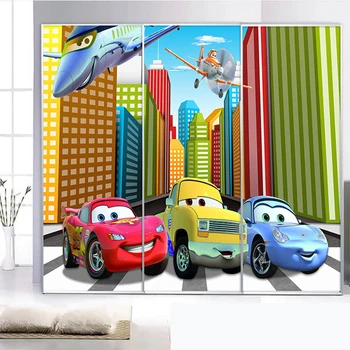 Custom Mural 3D Room Wallpaper 3D Cartoon Aircraft Car Children's Room Bedroom Sofa Backdrop Non-woven Wallpaper De Parede