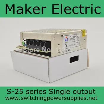 Single Output Switching power supply for LED Strip light 24v 1.1A 25W dc power supplies S-25-24