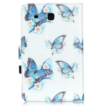 Leopard Paint PU Leather Stand Case Cover For Samsung Galaxy Tab E T560 T561 Tablet Case For Samsung Galaxy Tab E 9.6