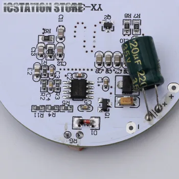 Human Microwave Radar Sensor LED Board 5W DC 16-25V SMD Smart Light Control