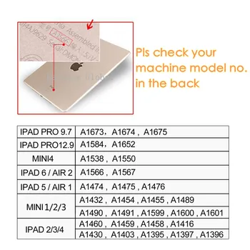 Tablet Case For Apple iPad Air2 Case Crystal Clear Transparent Silicon Ultra Thin Slim TPU Soft for iPad Air 2 Cover