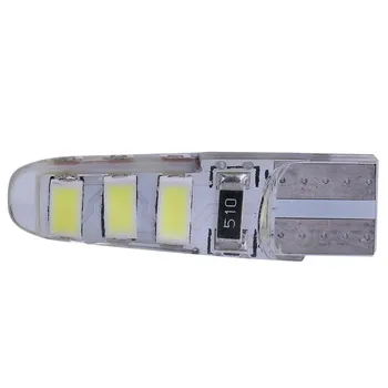 10Pcs T10 W5W 5630 6Led Car Led Light CANBUS No OBD Error 6SMD Side Interior Lamp Turn Reverse License Plate Waterproof