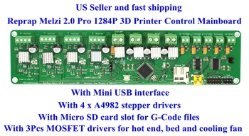For Melzi 2.0 Pro 1284P 3D Printer Control Mainboardfor Reprap DIY Wiki GPL 2.0