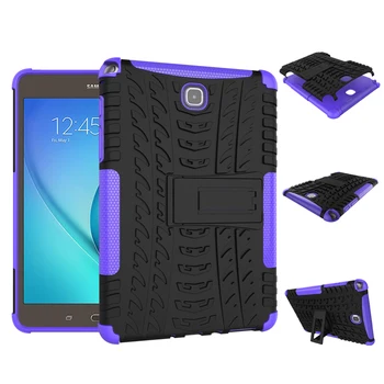 Hybrid Stand Hard PC+TPU Rubber Armor Case Cover For Samsung GALAXY Tab A 8.0 T350 T351 SM-T355 Tablet case+screen film+pen+OTG