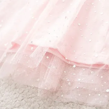 Baby Kid Girls Sleeveless One Piece Gauze Sequins Dress Party Tutu Dress