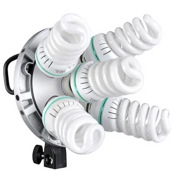 Godox TL-5 5 in1 Bulb Head Multi-Holder Tricolor Continuous Light Camera Photography Lighting