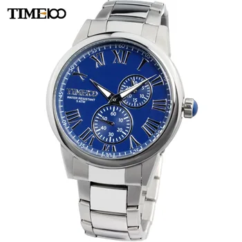 TIME100 Dynamic Cool Men's Watches Stainless Steel Strap Waterproof Luminous Hands Business Casual Quartz Wrist Watch For Men
