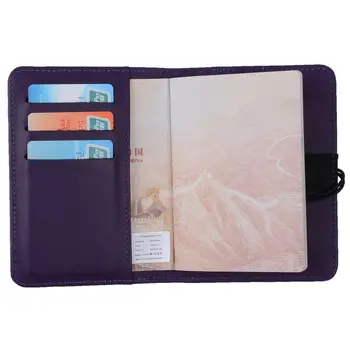 New Design Passport Holder with 3000mAh Portable Charger Pack Passport Cover Genuine Leather Passport Holders Travel Accessories