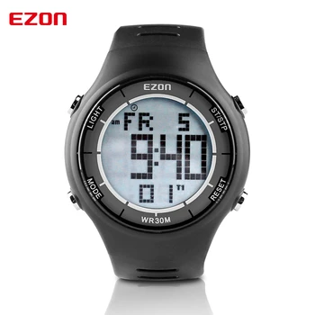 EZON Men Women Sport Digital Watches montre Waterproof LED Dual Time Stopwatch Outdoor Military Sport Watch reloj hombre L008