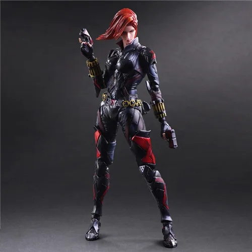 PlayArts KAI Black Widow PVC Action Figure Collectible Model Toy 27cm
